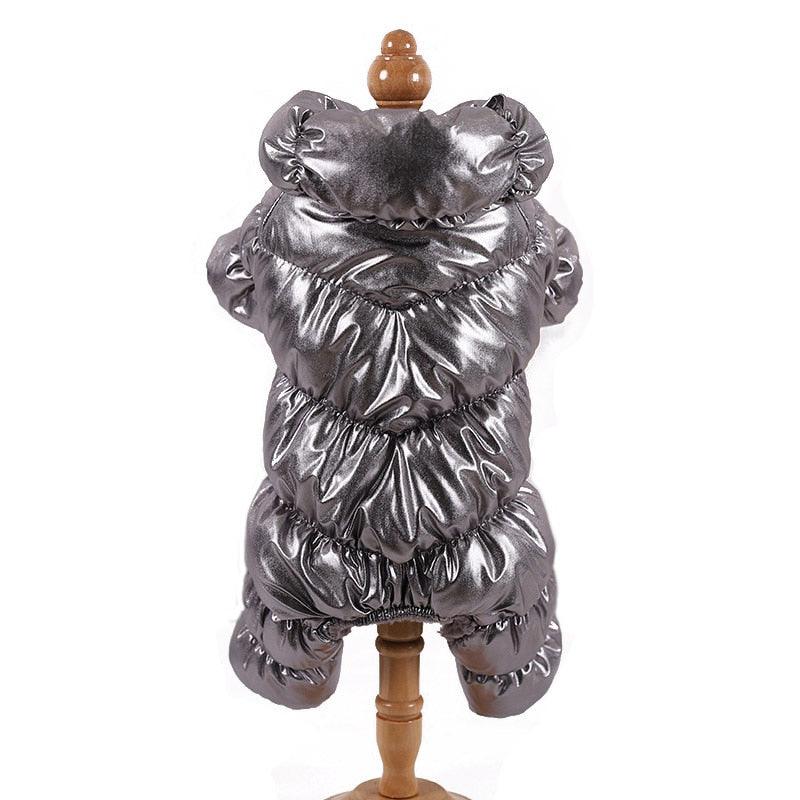 Habillez votre chien pour l'hiver avec des vêtements imperméables Silver
