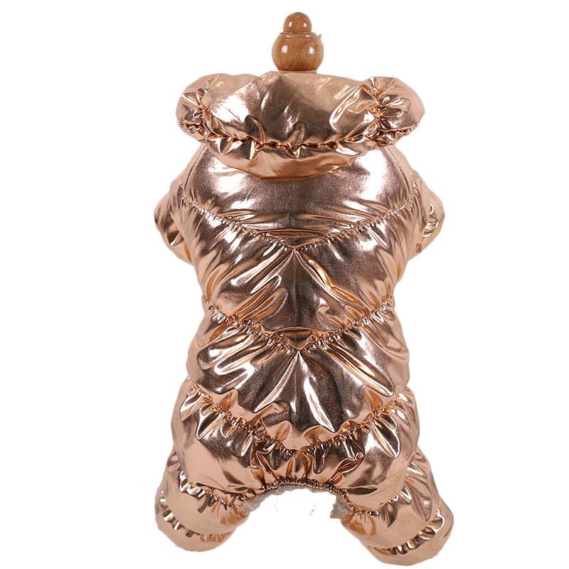 Habillez votre chien pour l'hiver avec des vêtements imperméables Gold
