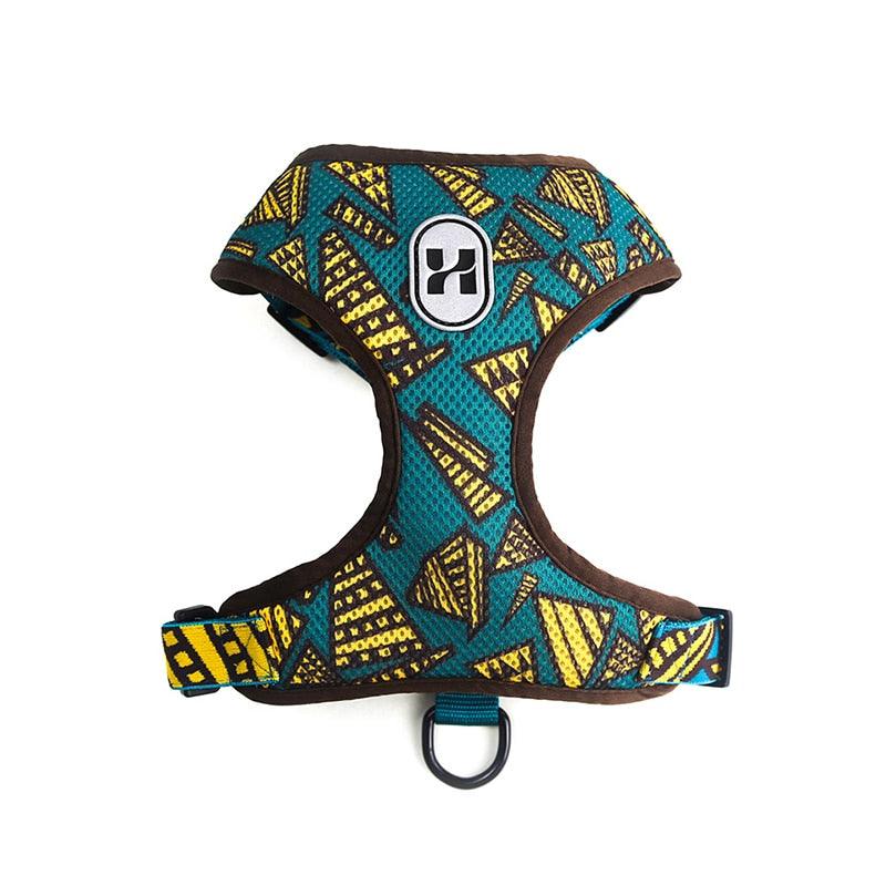Harnais pour chien et chat imprimé French Bulldog - Pour les petits chiens Forest Green