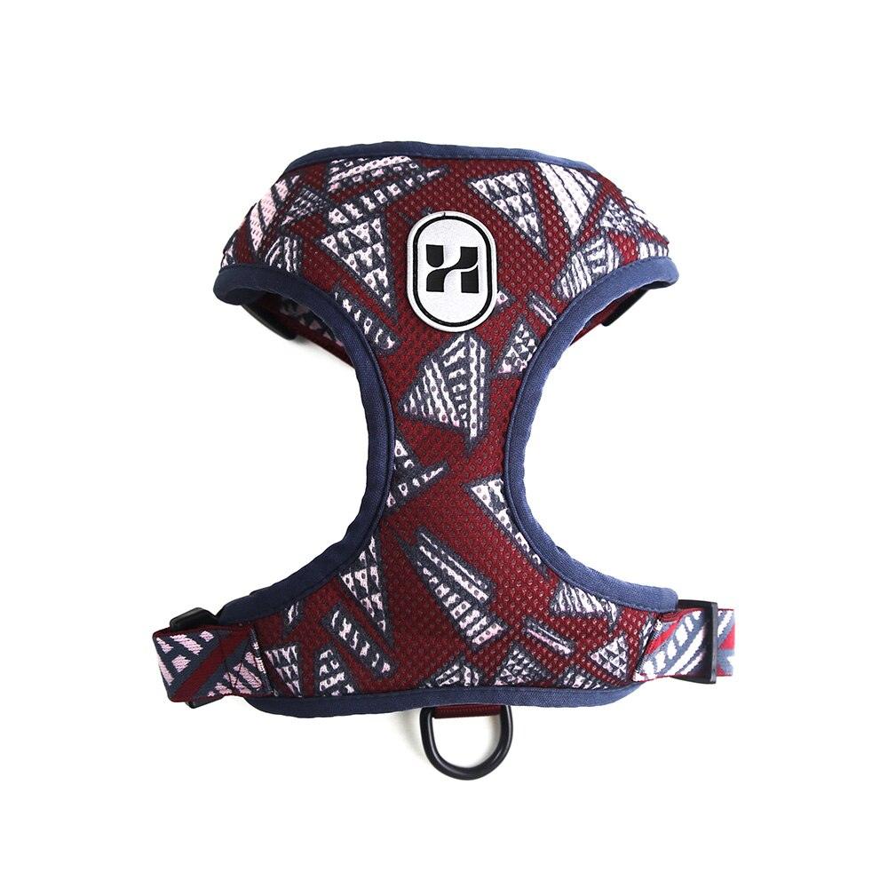 Harnais pour chien et chat imprimé French Bulldog - Pour les petits chiens Berry Red