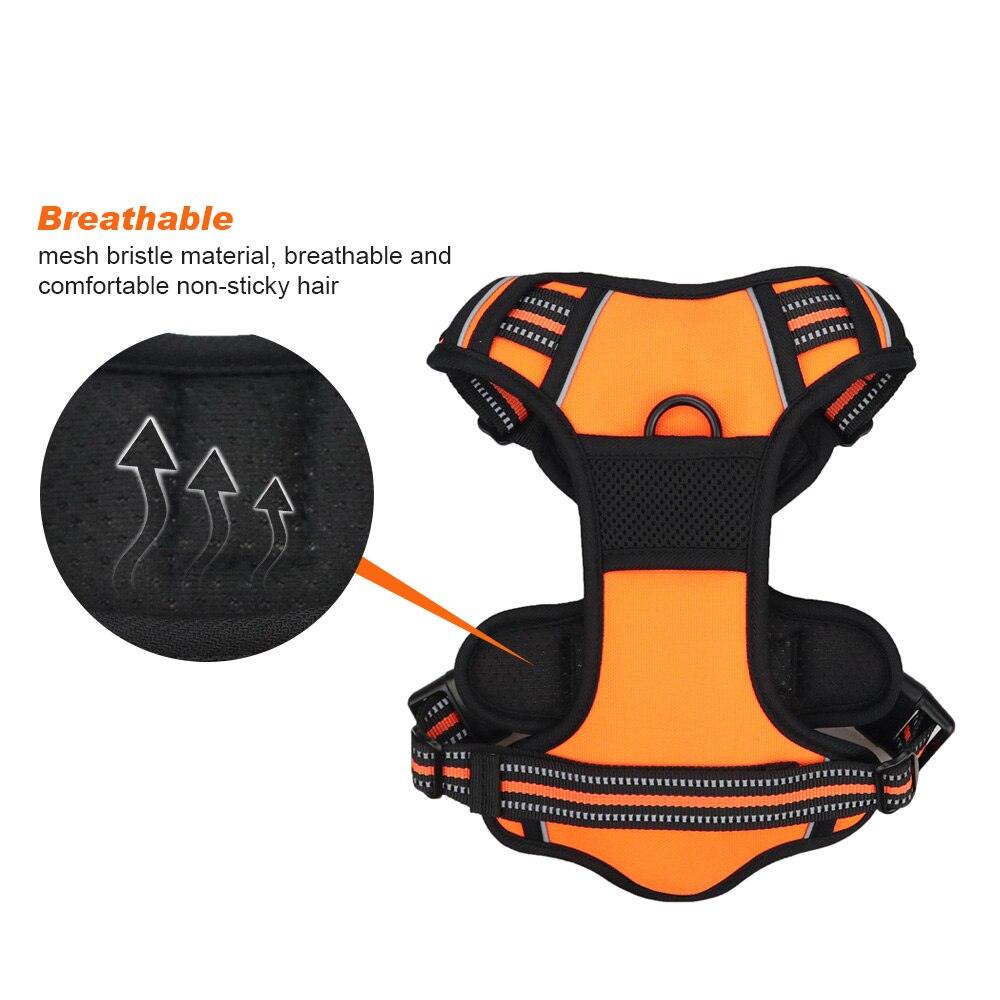 Harnais pour chien réglable en tissu