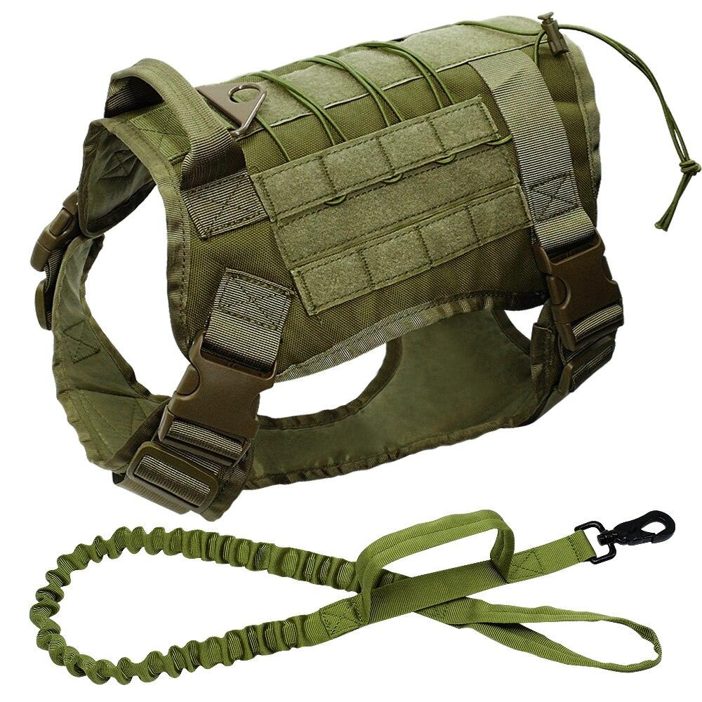 Harnais tactique militaire pour chien