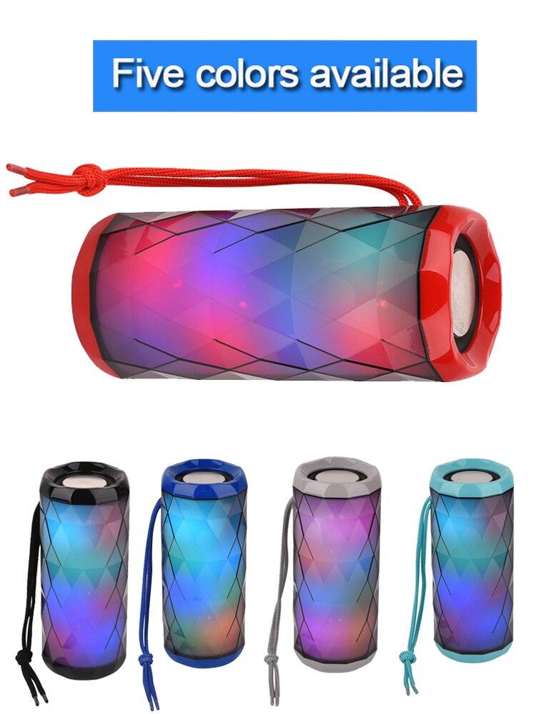 "Haut-parleur Bluetooth portable TG167 - Conception polygonale cool et étanche, réduction de bruit haute définition"