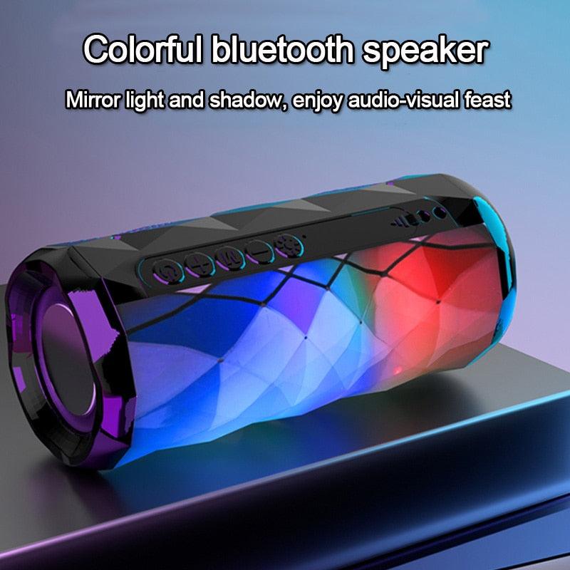 "Haut-parleur Bluetooth portable TG167 - Conception polygonale cool et étanche, réduction de bruit haute définition"
