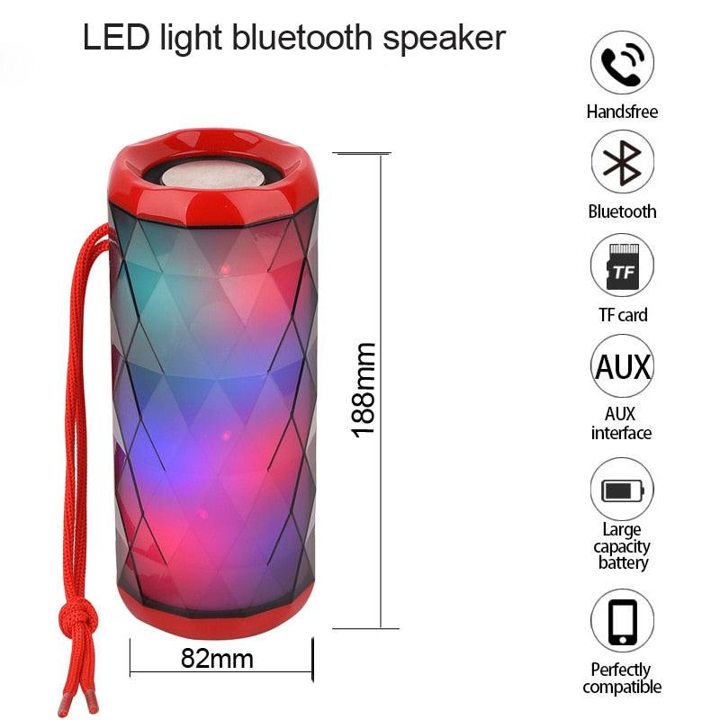 "Haut-parleur Bluetooth portable TG167 - Conception polygonale cool et étanche, réduction de bruit haute définition"