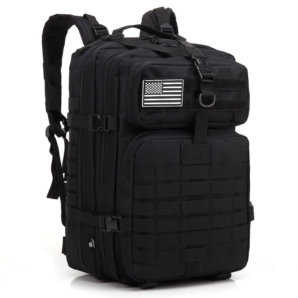"AOMshop - Sac à dos tactique militaire étanche 50L pour randonnée et camping"