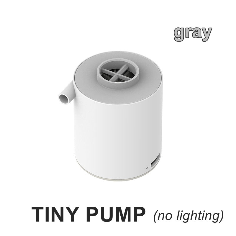 FLEXTAILGEAR Air Pump TINY Portable pour Matelas de Camping et Bouées gonflables | AOMshop Tiny pump -gray