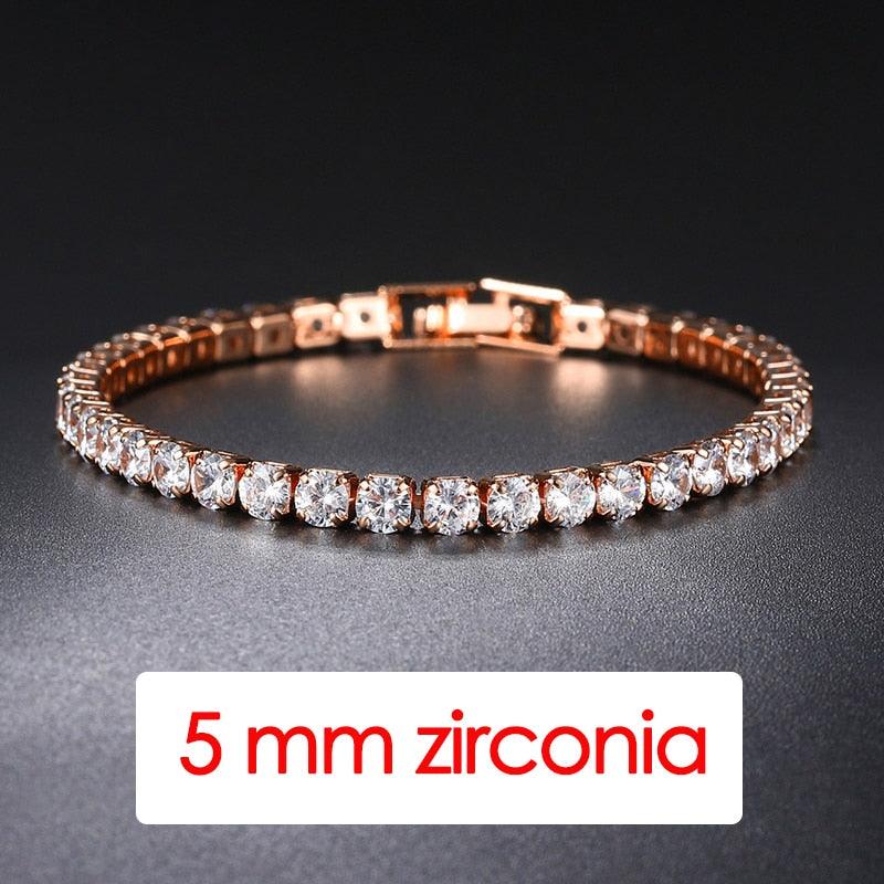 Hiphop Tennis Bracelet Homme Iced Out 3/4/5mm 5mm H051
