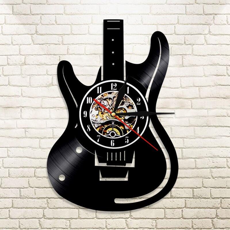Horloge murale en vinyle LED