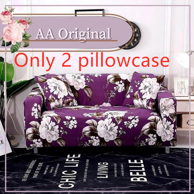 "Housse de canapé élastique tout-en-un - AOMshop" A 2 pillowcase