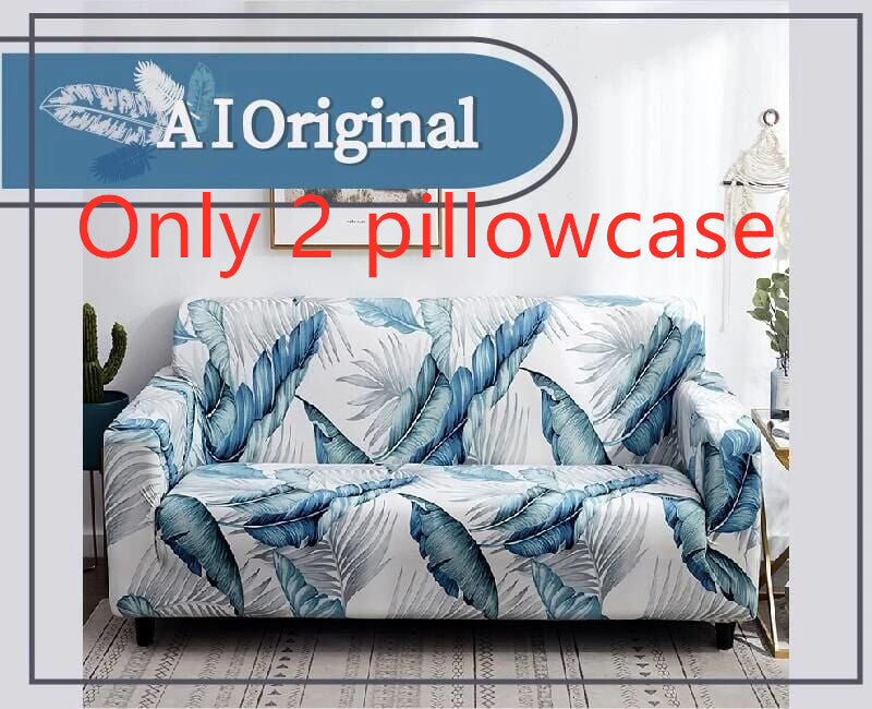 "Housse de canapé élastique tout-en-un - AOMshop" I 2 pillowcase