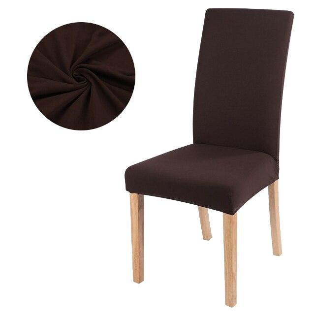 Housses de chaise élastiques en spandex anti-taches Color 10 Ordinary