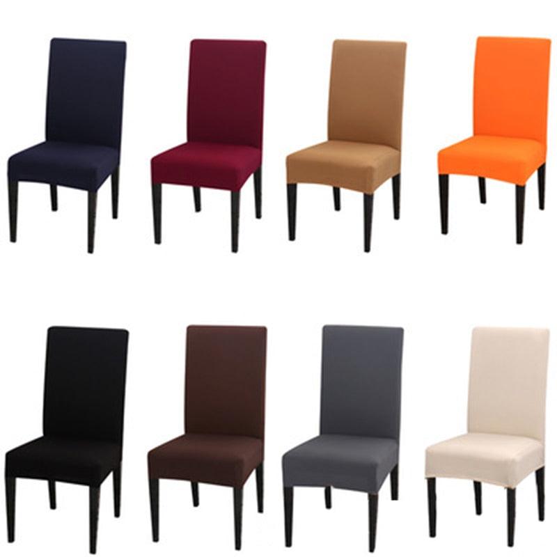 Housses de chaise élastiques en spandex anti-taches