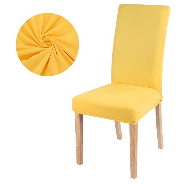 Housses de chaise élastiques en spandex anti-taches Color 6 Ordinary