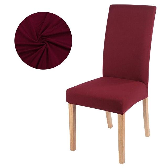 Housses de chaise élastiques en spandex anti-taches Color 16 Ordinary