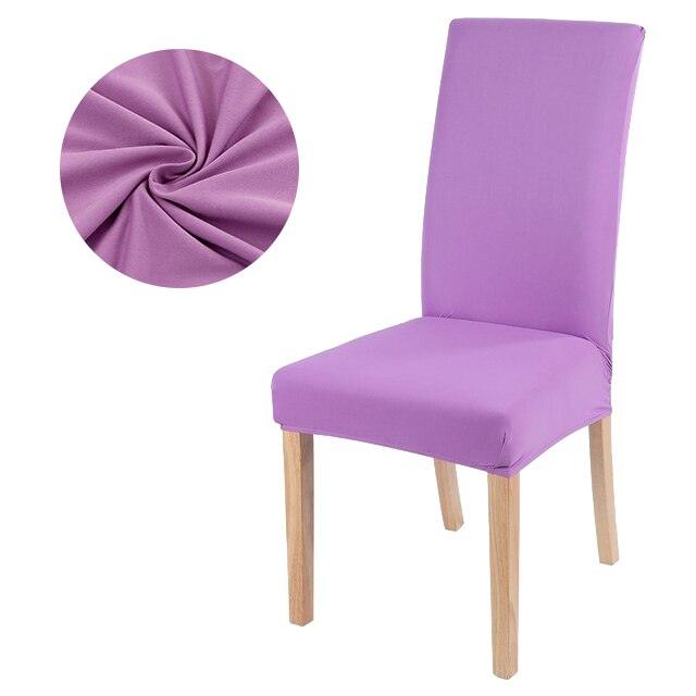 Housses de chaise élastiques en spandex anti-taches Color 9 Ordinary