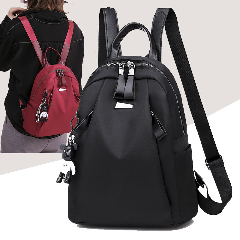 "Sac à dos Ins Fashion pour femmes - Sac d'école solide pour voyages en extérieur | AOMshop"