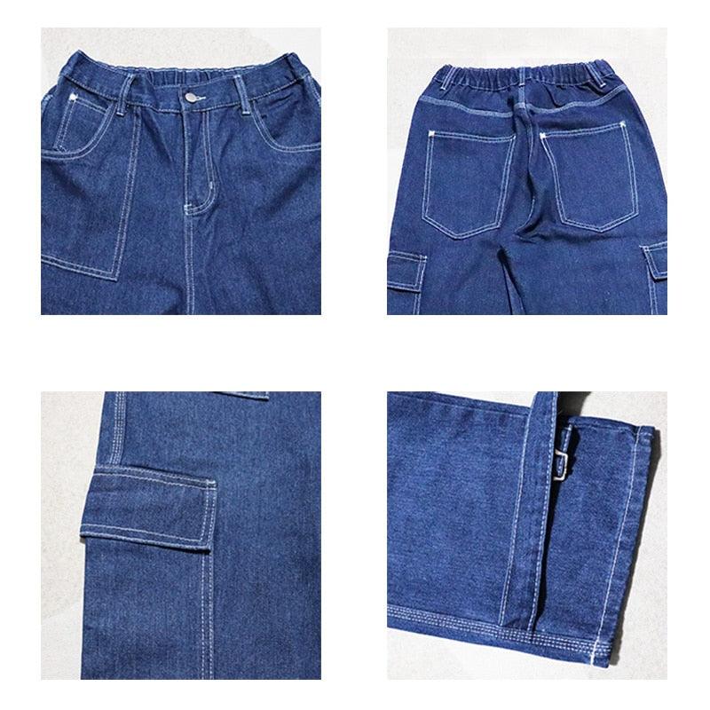 "Jeans cargo pour homme : coupe ample, style hip-hop"