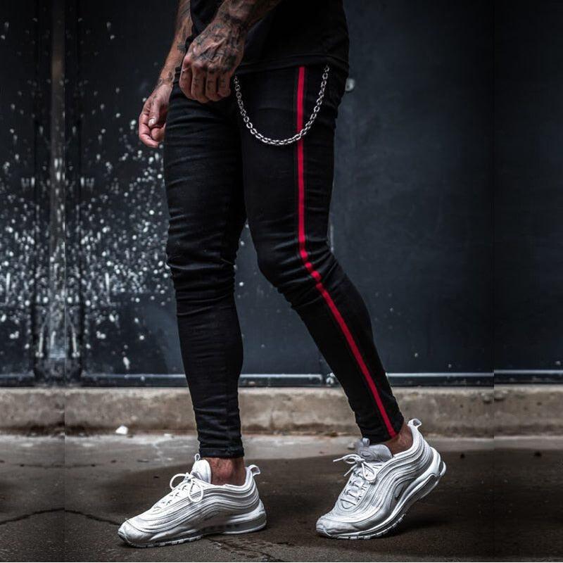 "Jeans pour homme peints et déchirés : tendance et confortables" 819