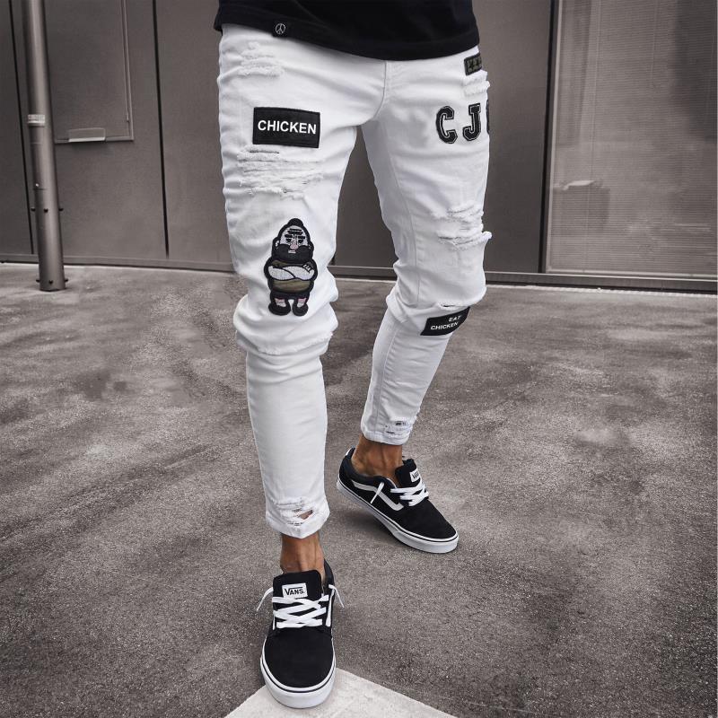 "Jeans pour homme peints et déchirés : tendance et confortables" 807 1