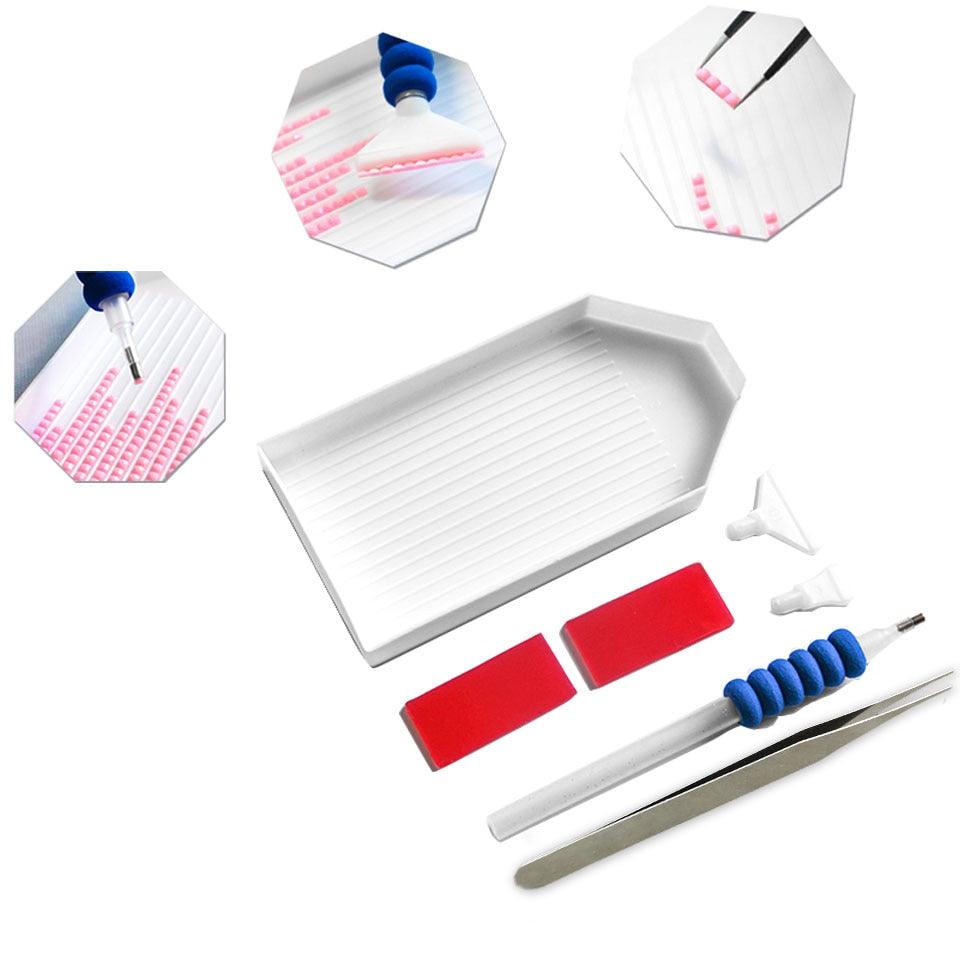 Kit de peinture diamant "Arbre des quatre saisons" - Broderie diamant 5D