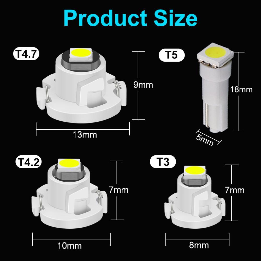 Led ampoule-voiture-tableau de bord-lampes