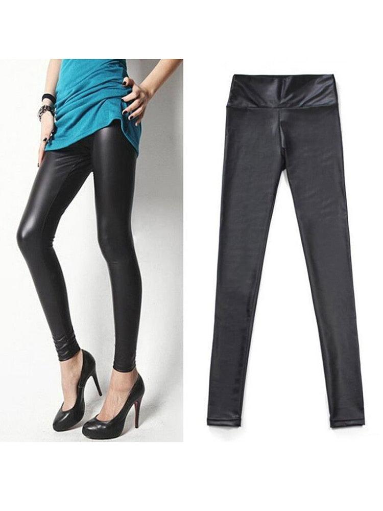"Legging Punk Noir Sexy YSDNCHI - Pantalon Skinny Taille Haute Fashion"