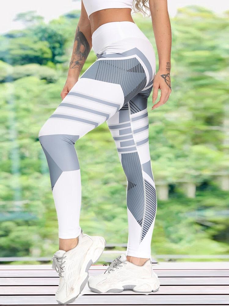 Leggings de sport imprimés réfléchissants pour femmes 580