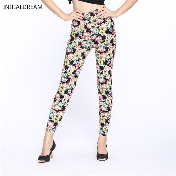 "Leggings imprimés libellule pour femmes" 18 One Size