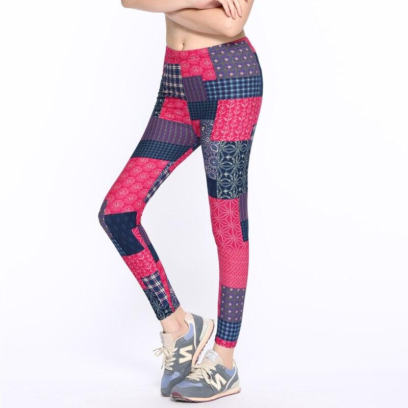 "Leggings imprimés libellule pour femmes" 8 One Size