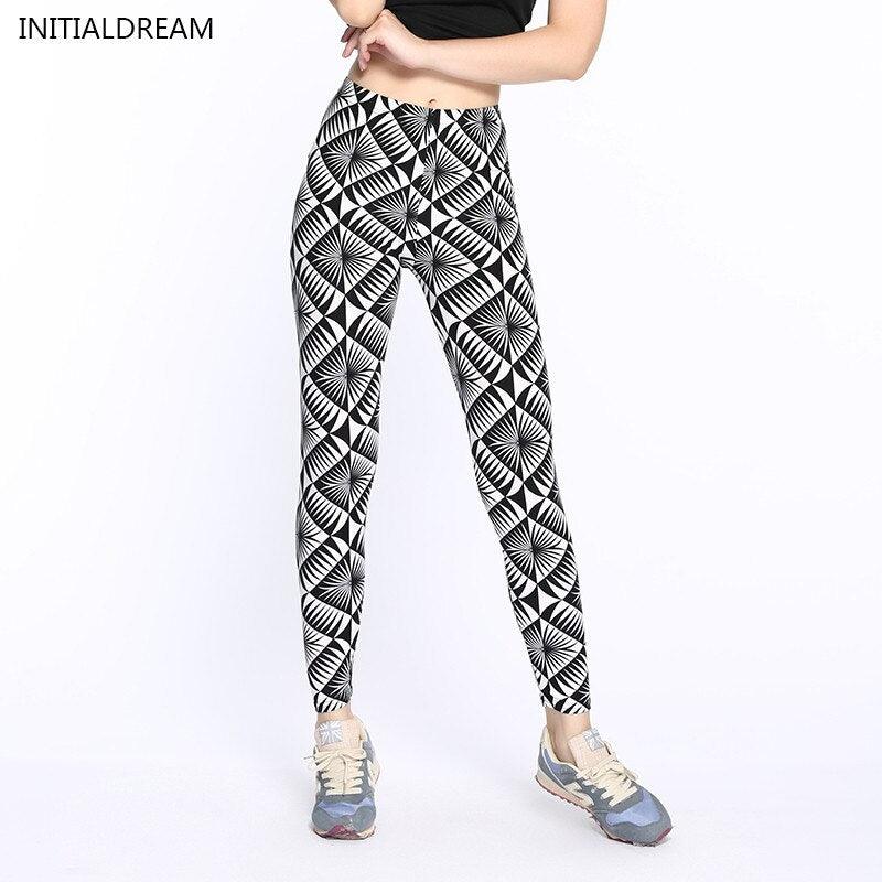 "Leggings imprimés libellule pour femmes" 22 One Size