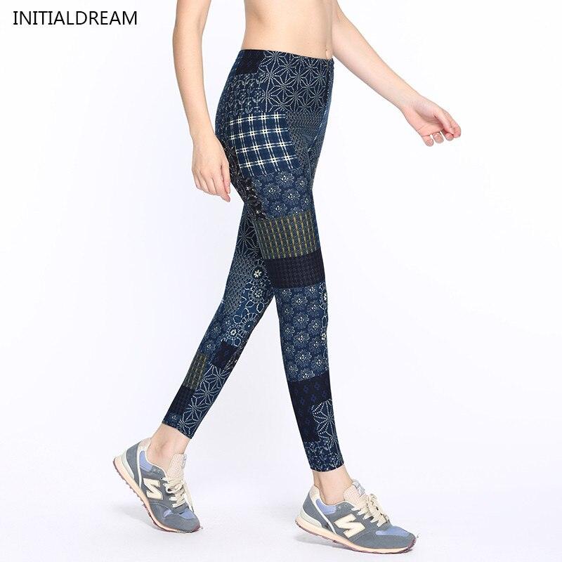 "Leggings imprimés libellule pour femmes" 16 One Size