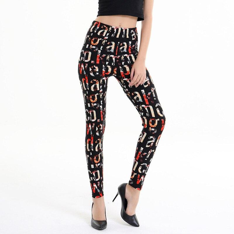 "Leggings imprimés libellule pour femmes" 9 One Size