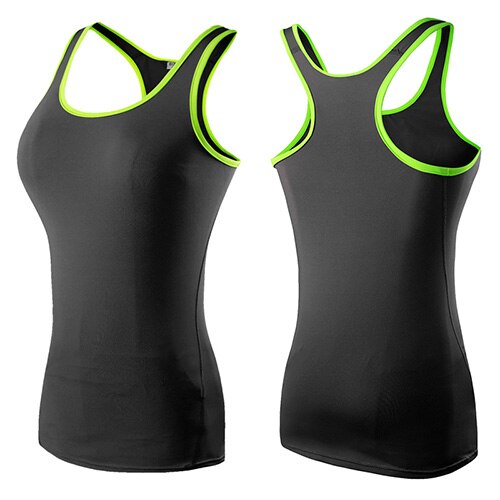 Les meilleurs tops de sport pour femmes | AOMshop Black with Green