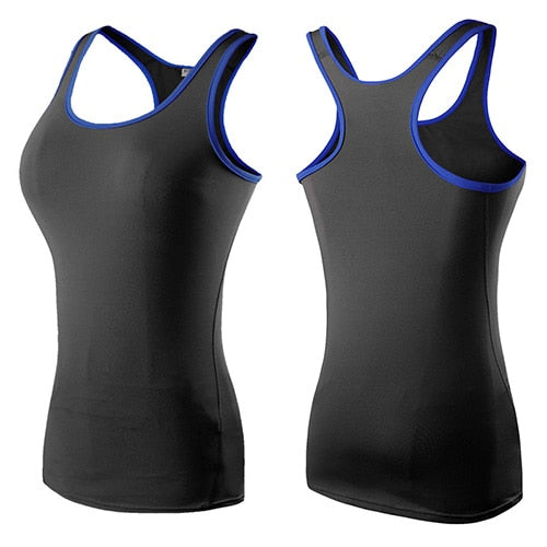 Les meilleurs tops de sport pour femmes | AOMshop Black with Blue