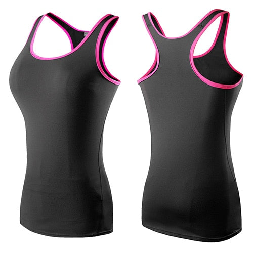 Les meilleurs tops de sport pour femmes | AOMshop Black with rose pink