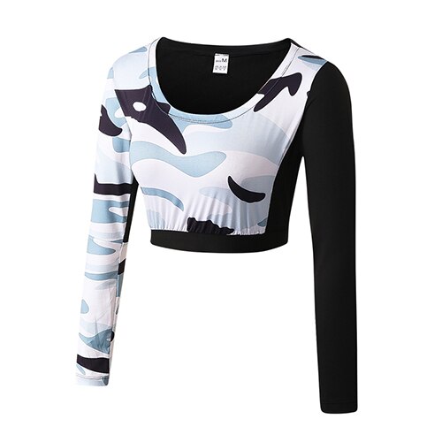 Les nouveaux tops de yoga pour femmes | AOMshop White Camo