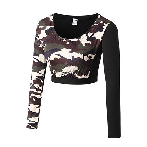 Les nouveaux tops de yoga pour femmes | AOMshop Coffe Camo
