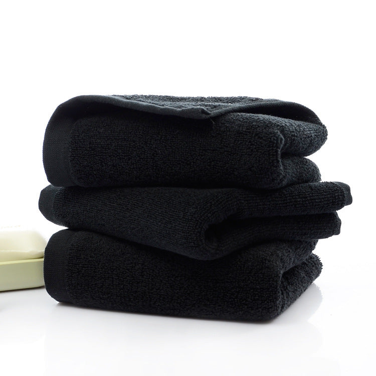"Les serviettes en coton noir les plus populaires - AOMshop"