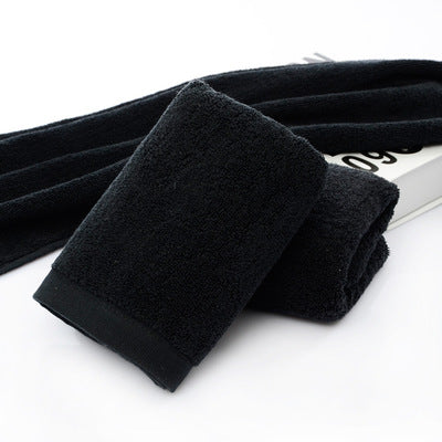"Les serviettes en coton noir les plus populaires - AOMshop"