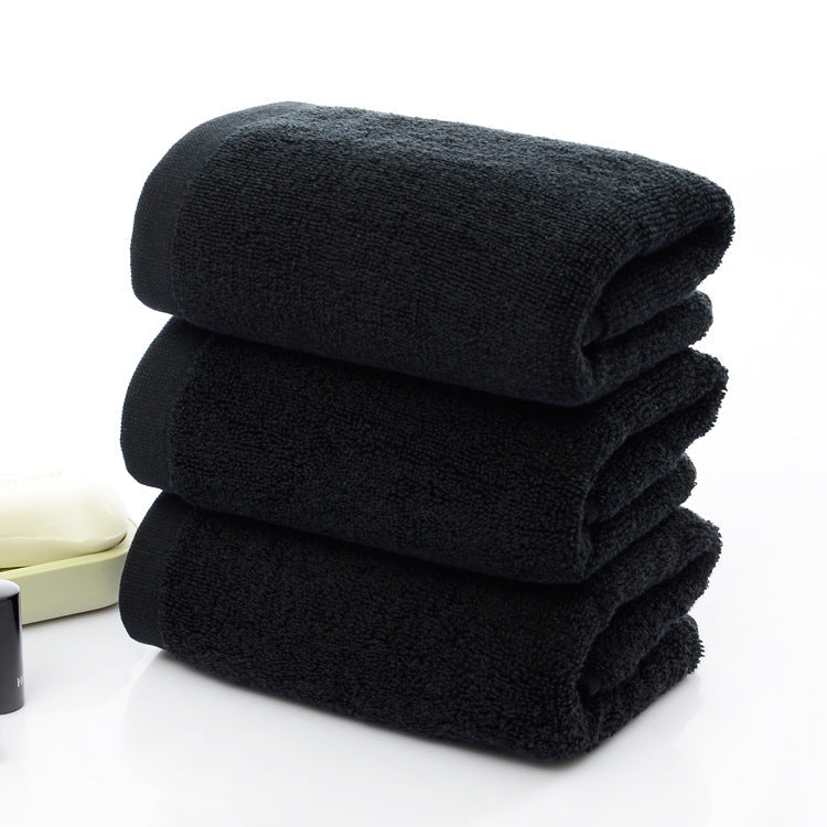 "Les serviettes en coton noir les plus populaires - AOMshop"