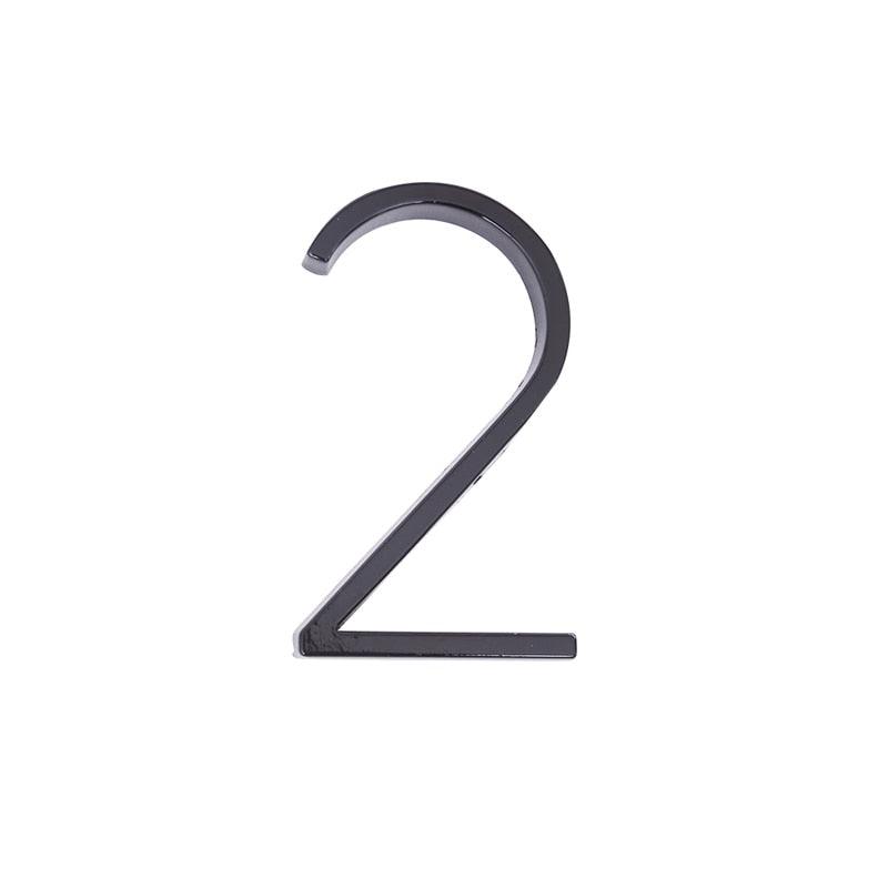 Lettres modernes pour porte d'entrée extérieure 2