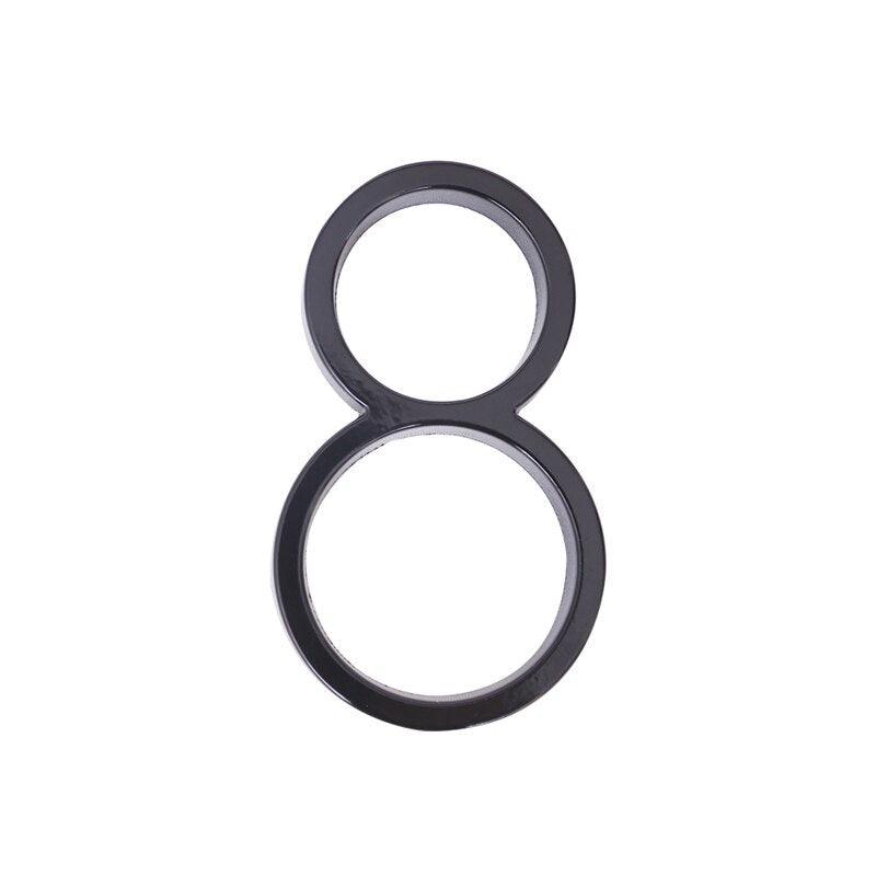 Lettres modernes pour porte d'entrée extérieure 8
