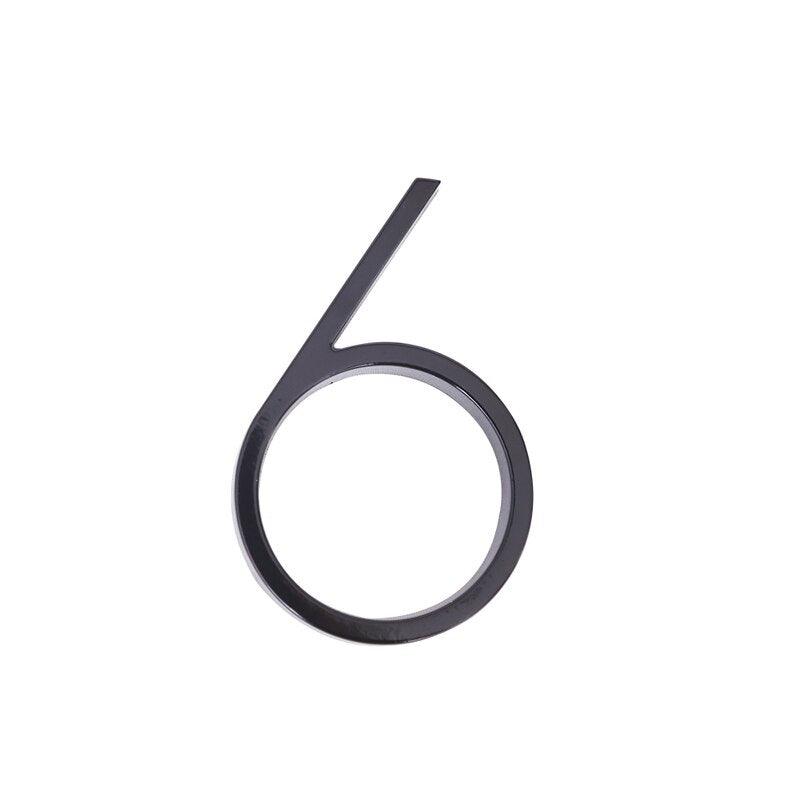 Lettres modernes pour porte d'entrée extérieure 6