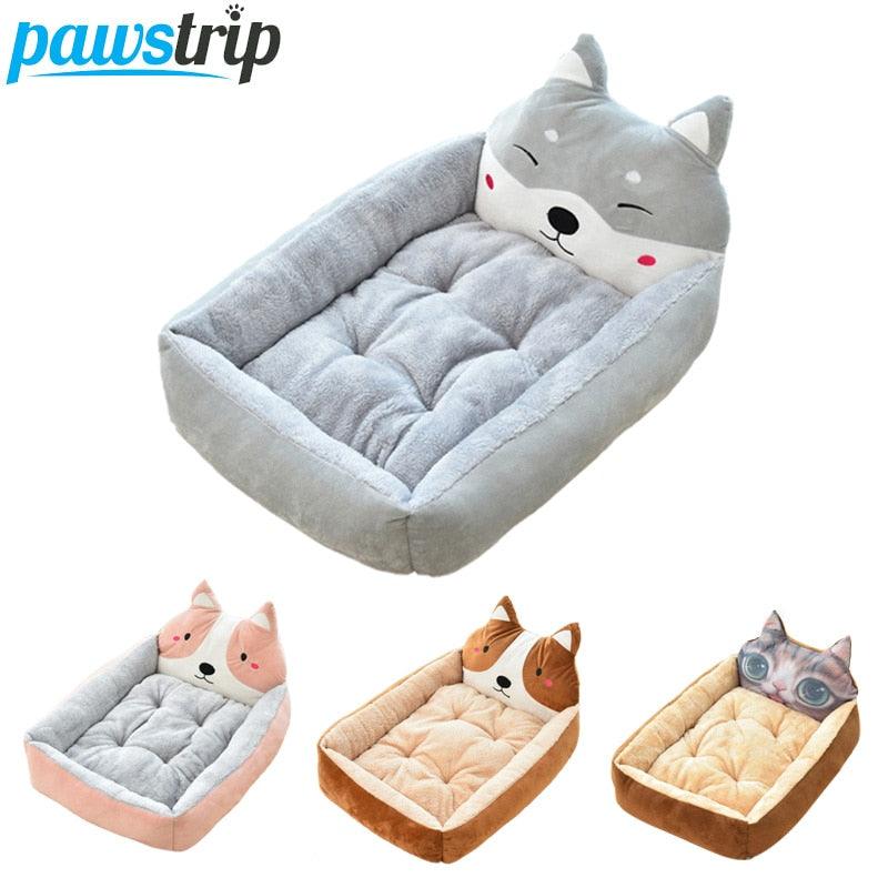 "Lit pour chien et chat doux et confortable avec un design mignon"