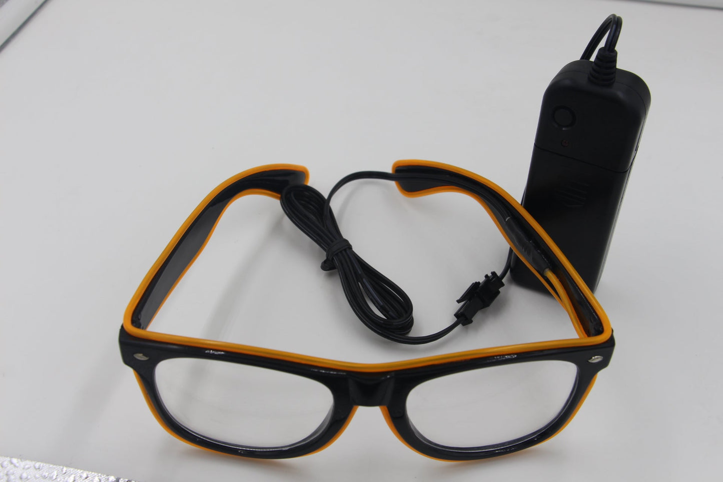 Lunettes LED EL Wire | AOMshop Yellow