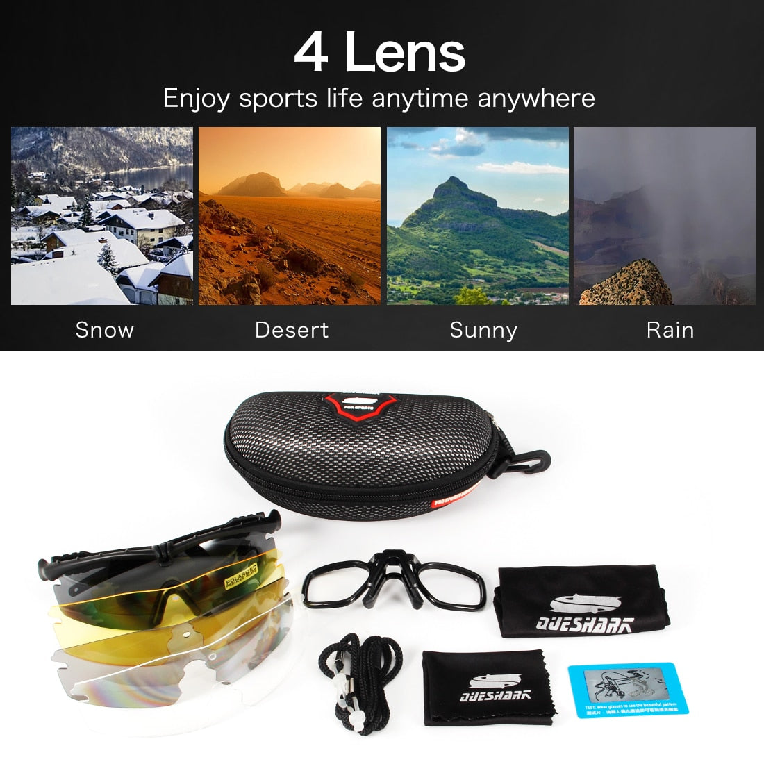 Lunettes de protection militaire BALLISTIC 3.0 pour le tir et le cyclisme