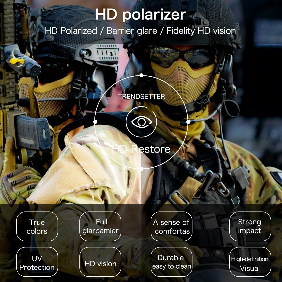 Lunettes de protection militaire BALLISTIC 3.0 pour le tir et le cyclisme