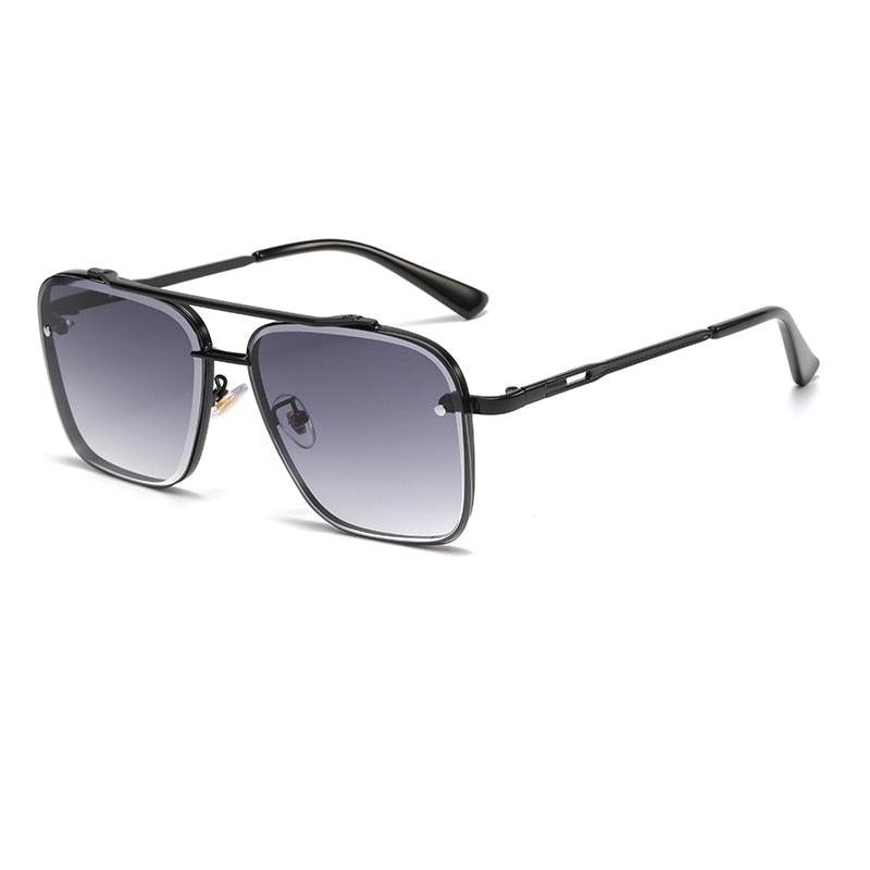 Lunettes de soleil homme Black Gray As Picture