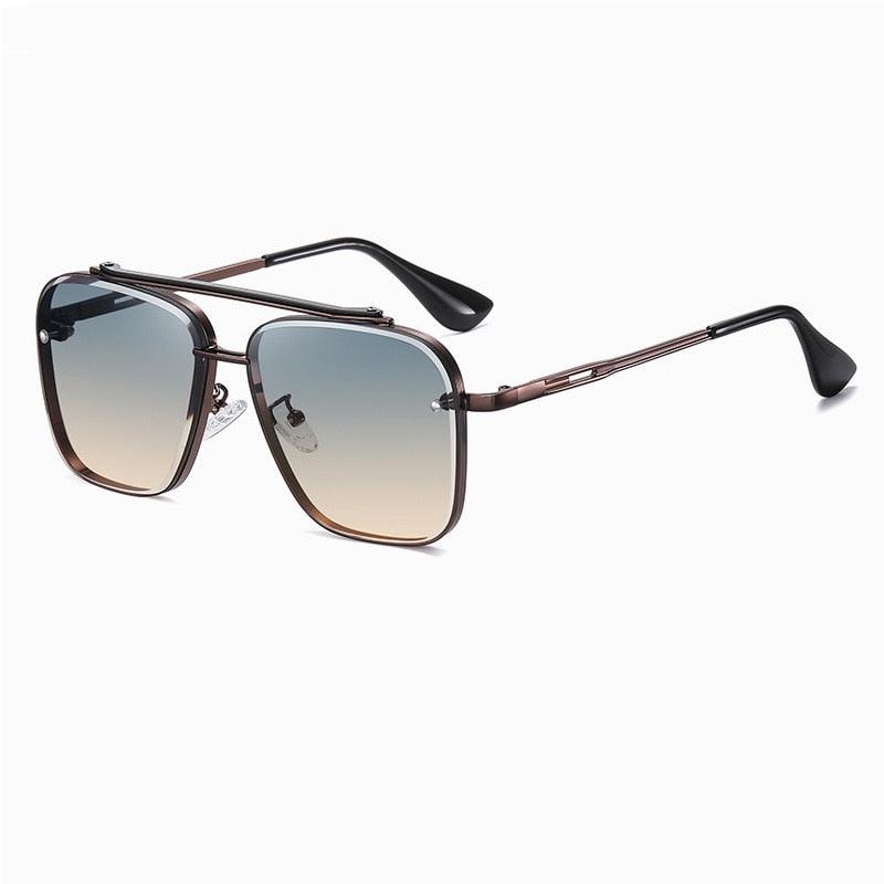Lunettes de soleil homme Bronze Grey Orange As Picture